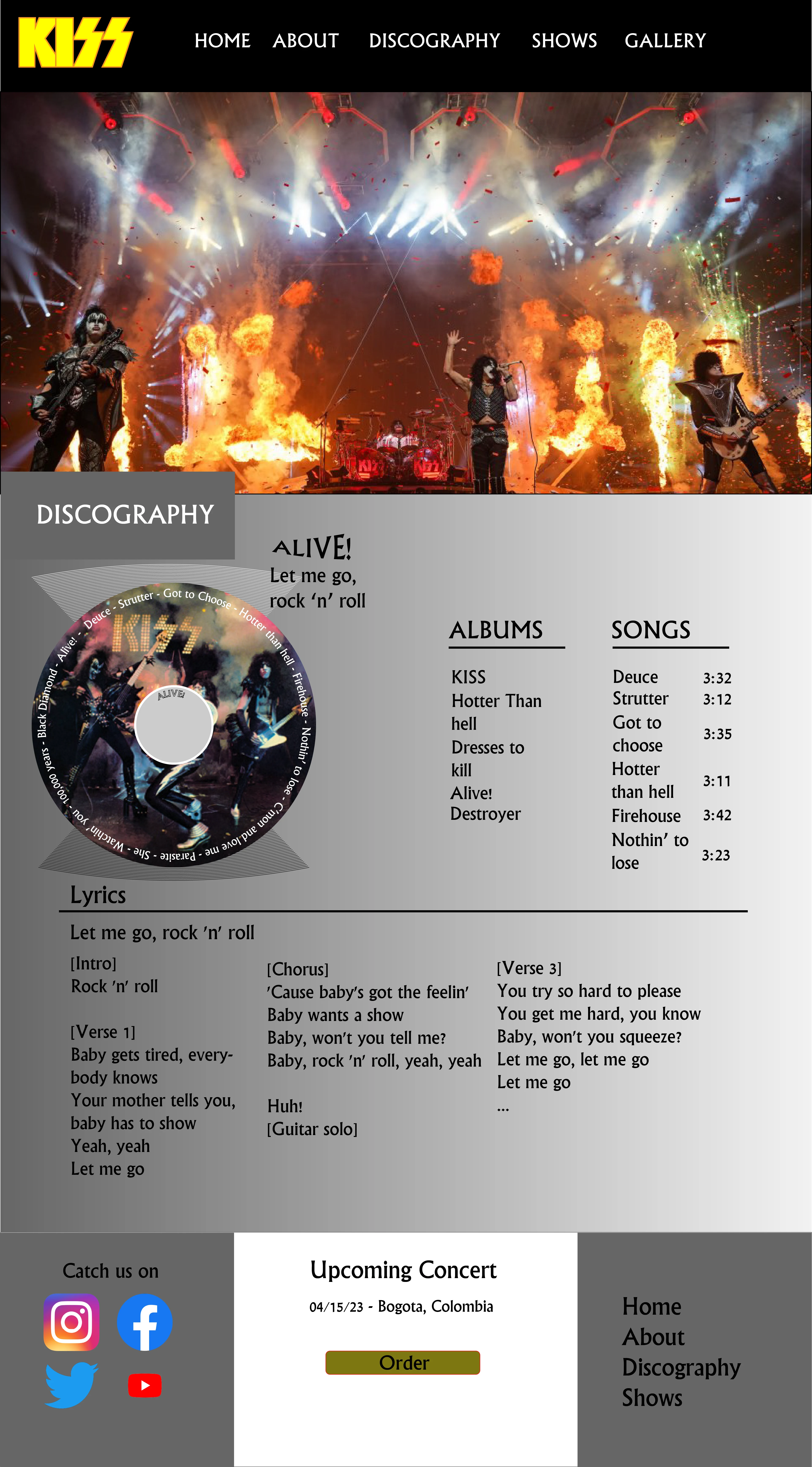 Kiss layout 3